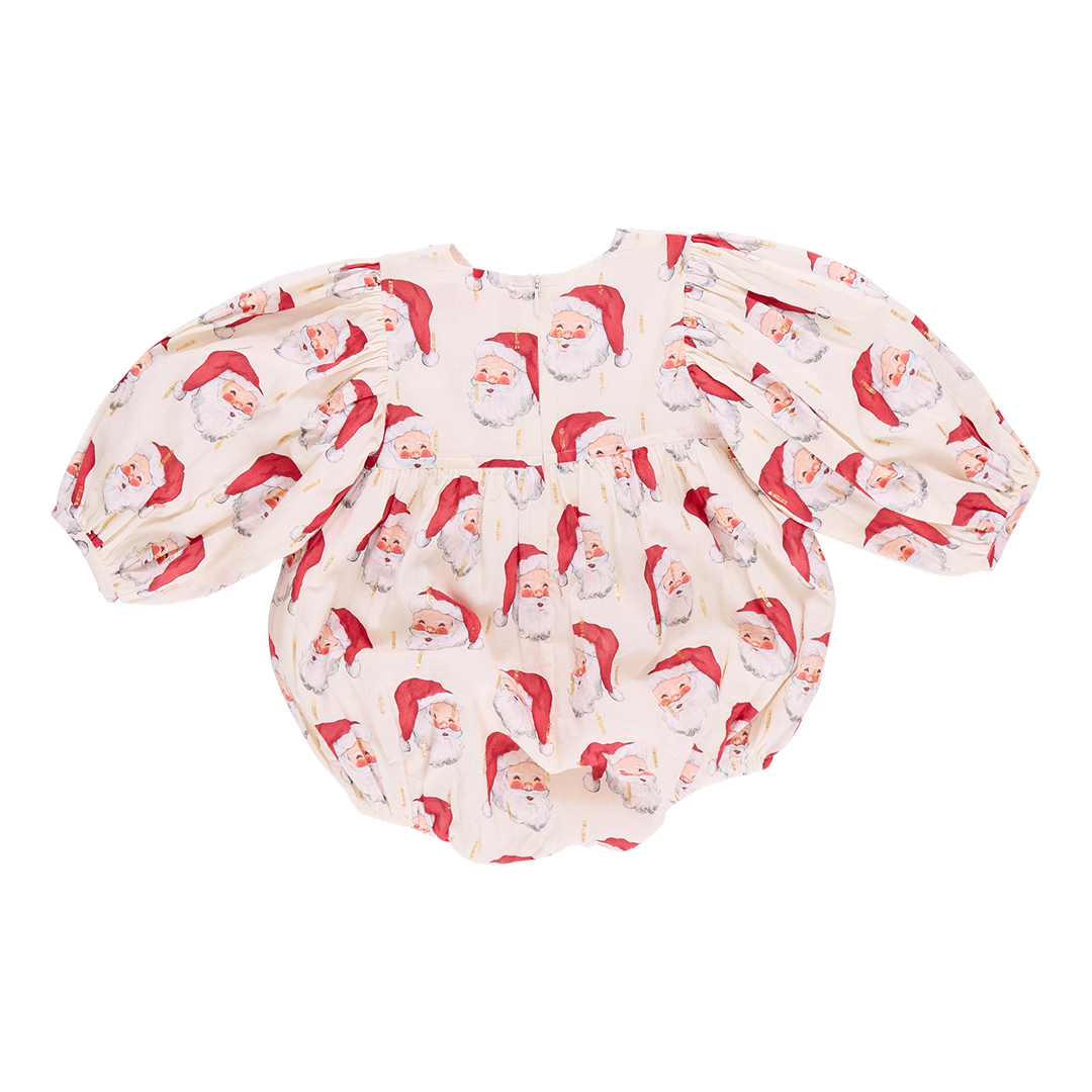 Pink Chicken Bea Bubble Vintage Santa